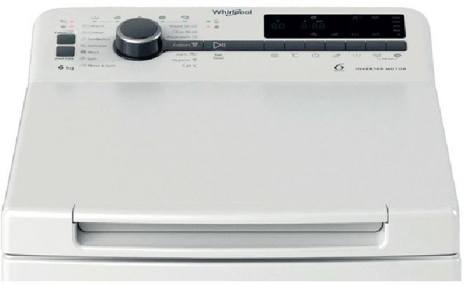 Whirpool TDLR 6261BS EU/N fehér, felültöltős, max.1200ford., 6 kg, mosógép