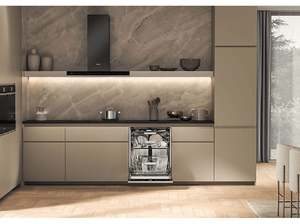 Whirlpool hirpool W7I HF60 TUS programok száma: 8, beépíthető, 15 terítékes mosogatógép 