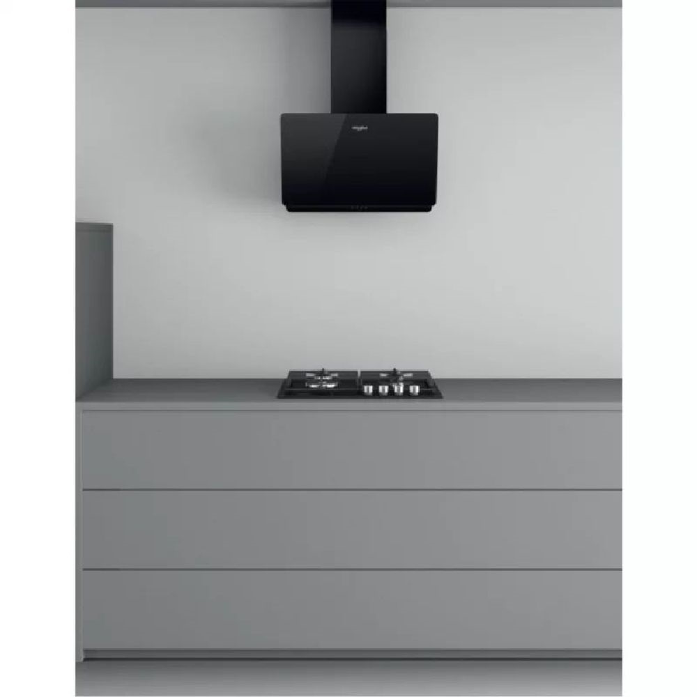 Whirlpool WHVP 65F LM K fekete, szabadonálló, döntött, méret:60 cm, zajszint:60 dB, páraelszívó