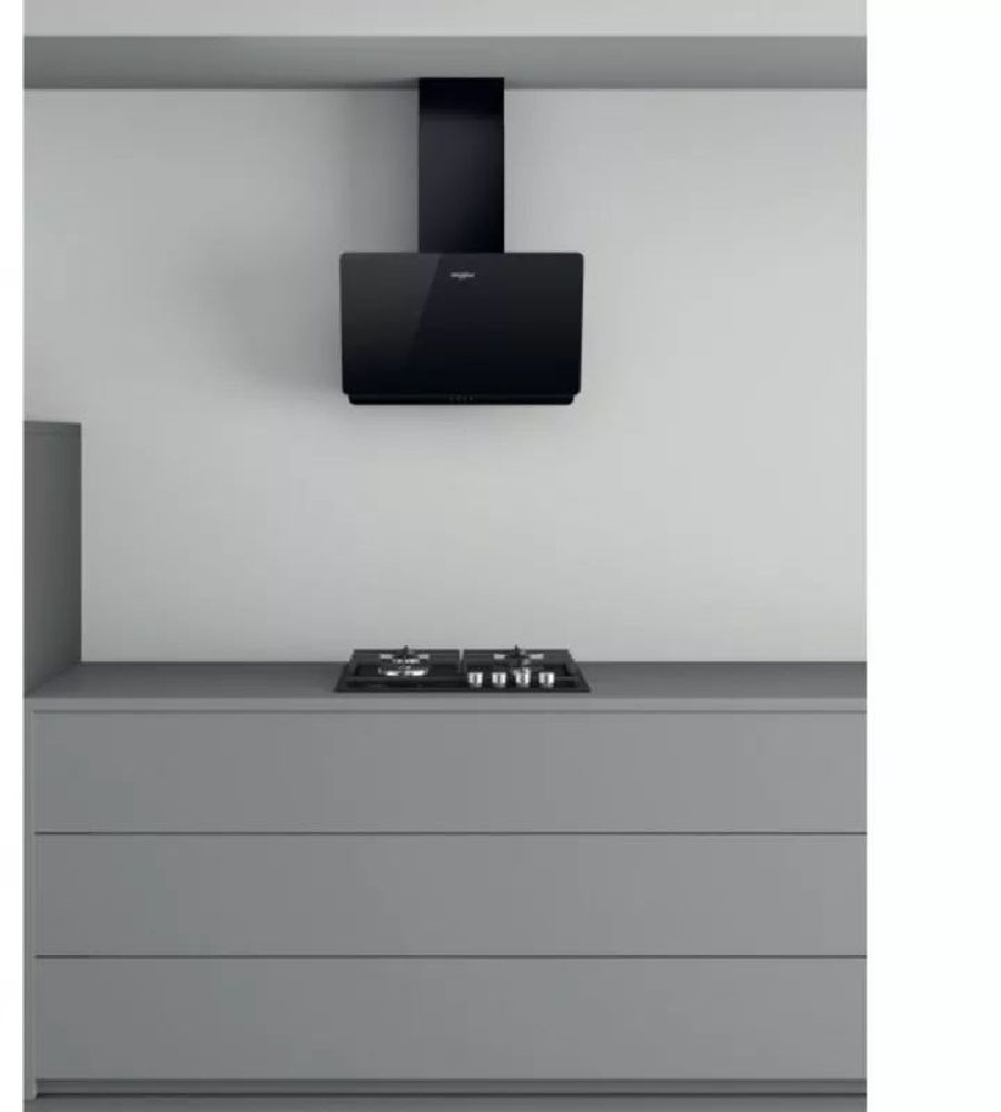 Whirlpool WHVP 65F LM K fekete, szabadonálló, döntött, méret:60 cm, zajszint:60 dB, páraelszívó