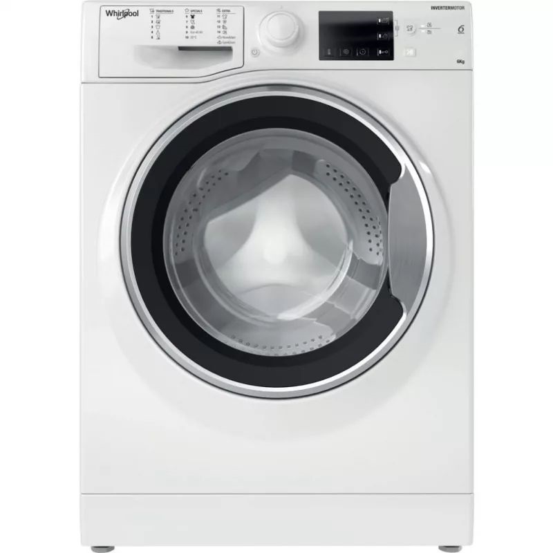 Whirlpool WRBSB 6249 W EU fehér, elöltöltős, max.1200ford., 6 kg, mosógép