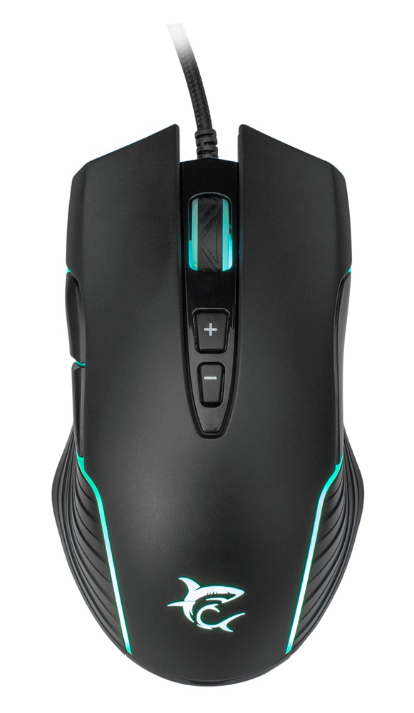 White Shark AZARAH GM-5003 6400dpi fekete gamer egér