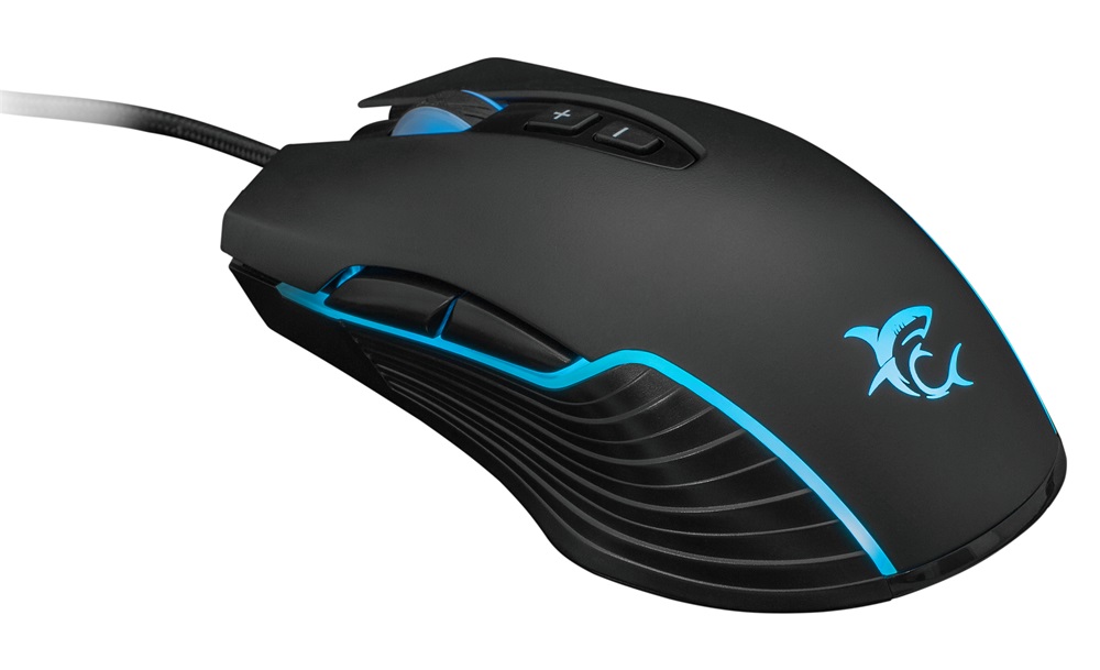 White Shark AZARAH GM-5003 6400dpi fekete gamer egér