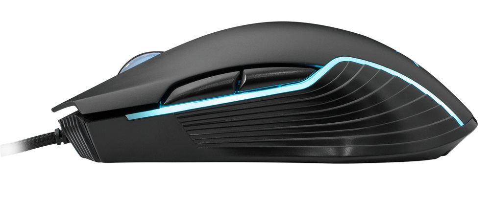 White Shark AZARAH GM-5003 6400dpi fekete gamer egér