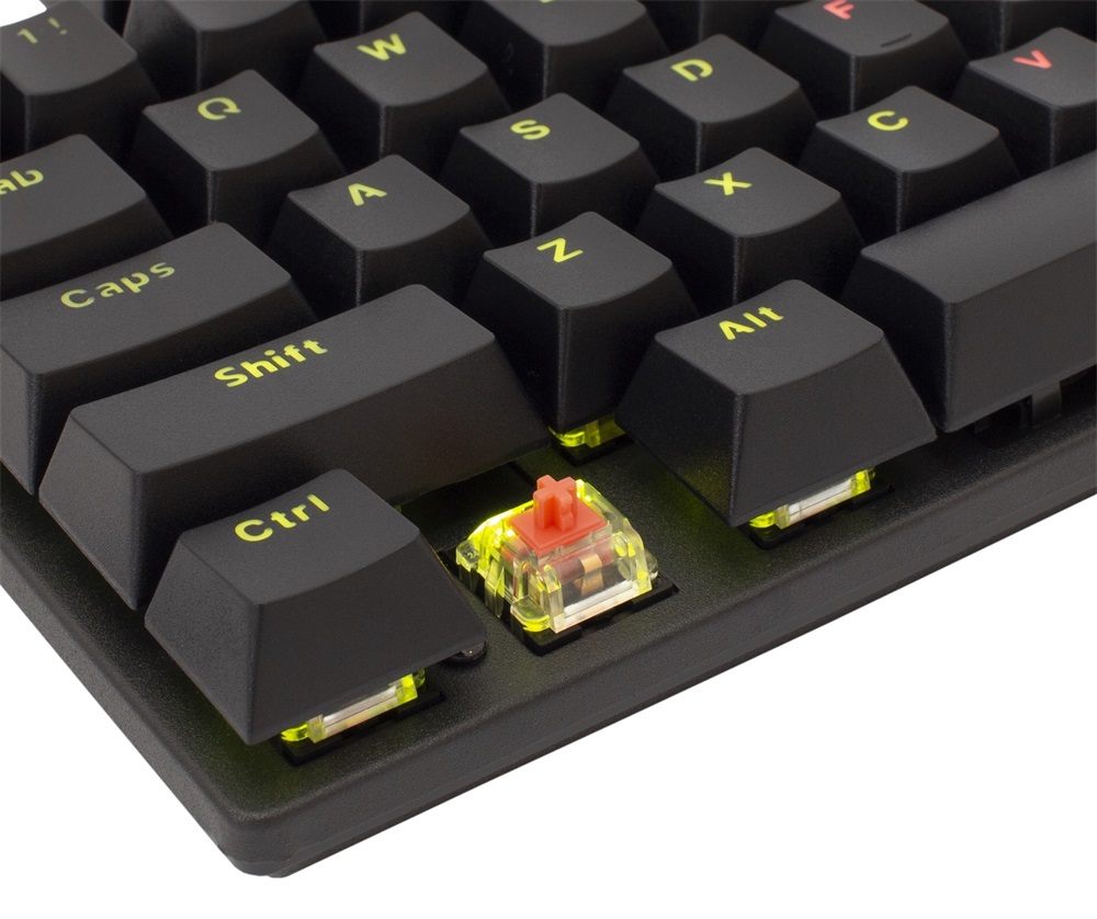 White Shark COMMANDOS GK-2106B/R-HU fekete mechanikus magyar (red switch) gamer billentyűzet