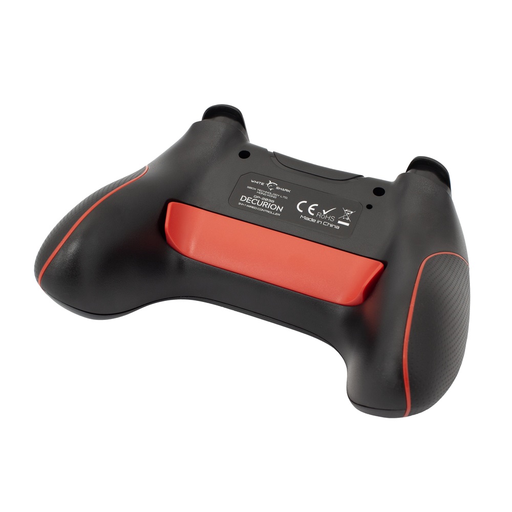 White Shark GP-2038 DECURION 3in1 PS3/PC/Android/TV fekete gamer kontroller