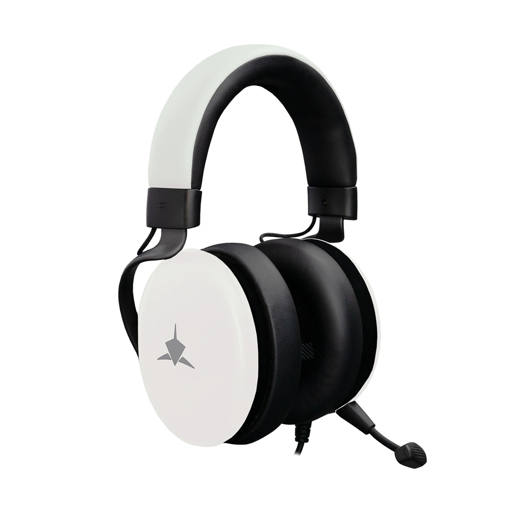 White Shark ELEPHANT vezetékes fehér gamer headset