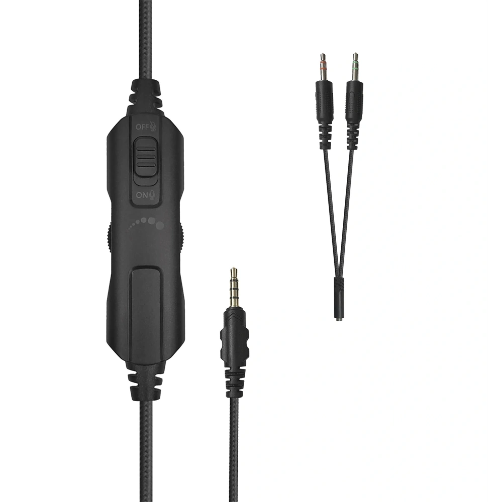 White Shark ELEPHANT vezetékes piros gamer headset