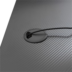 White Shark FIRE SHADOW fekete-piros gamer asztal