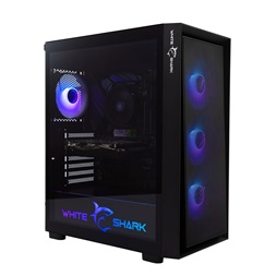 White Shark GCC-2401B Warhead fekete (táp nélküli switch) ablakos E-ATX ház