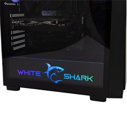 White Shark GCC-2401B Warhead fekete (táp nélküli switch) ablakos E-ATX ház