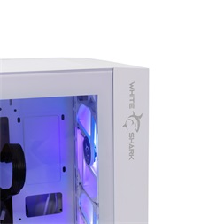 White Shark GCC-2401W Warhead fehér (táp nélküli switch) ablakos E-ATX ház