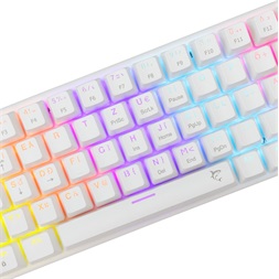 White Shark GK-002223V2-W/BL-HU Wakizashi 2 HUN fehér (blue switch) gamer billentyűzet