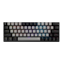 White Shark GK-002713V2-G-B/R-HU Wakizashi 2 HUN szürke-fekete (red switch) gamer billentyűzet