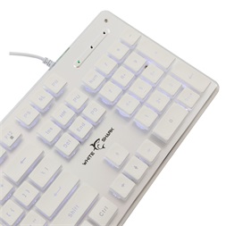 White Shark GK-003241W-US Tachi US fehér gamer billentyűzet