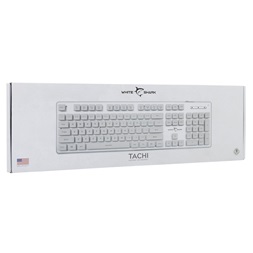 White Shark GK-003241W-US Tachi US fehér gamer billentyűzet