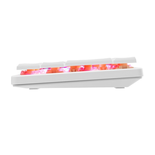 White Shark GK-006211-W/R-US Nagamaki US fehér (red switch) gamer billentyűzet