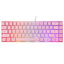 White Shark GK-2201P-US Ronin US pink gamer billentyűzet