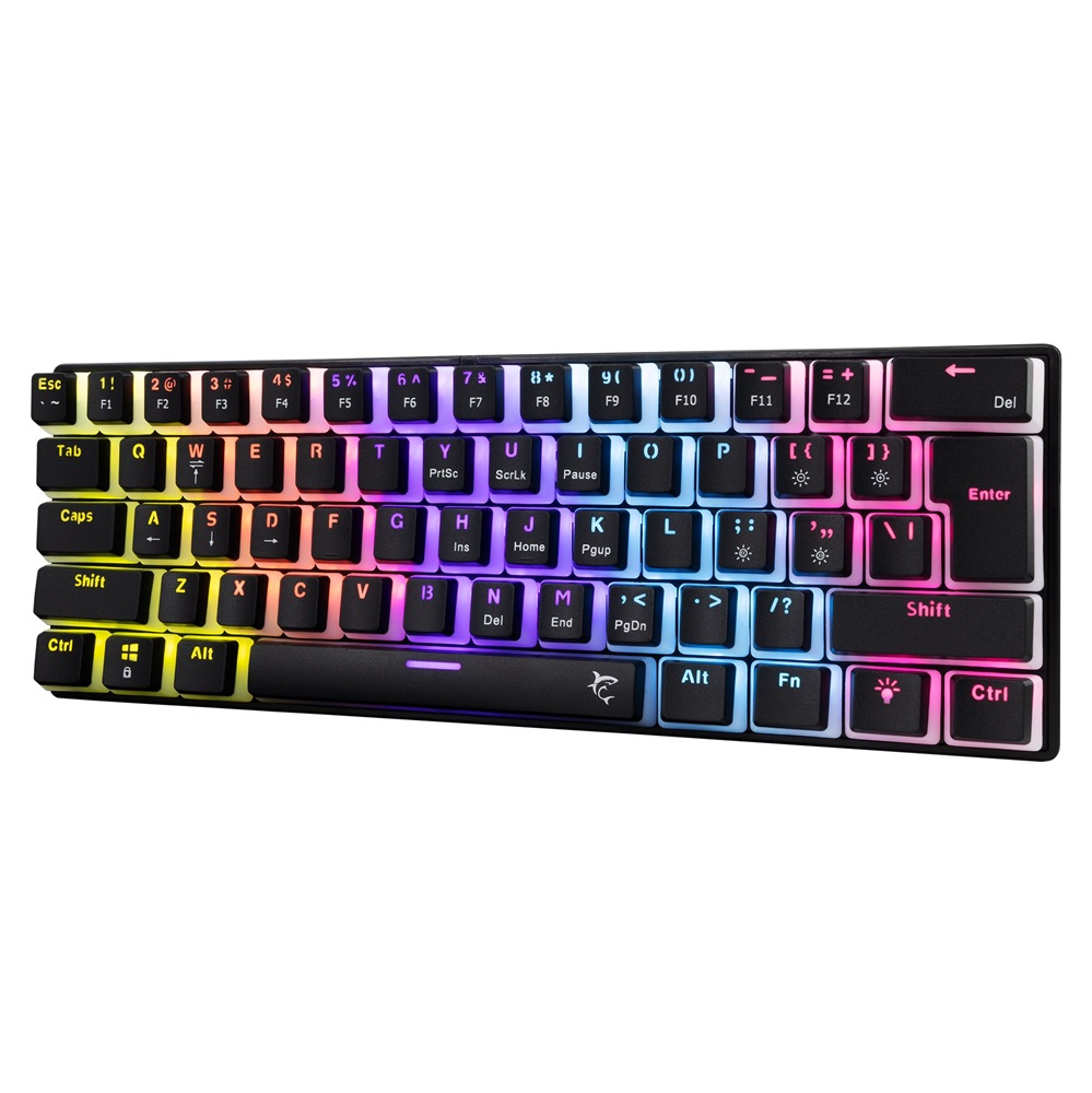 White Shark GK-2202-2B/BL-US Ashiko 2 US fekete (blue switch) gamer billentyűzet