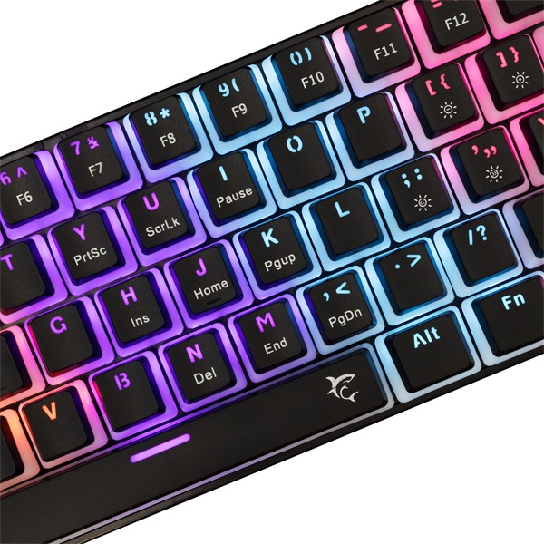 White Shark GK-2202-2B/BL-US Ashiko 2 US fekete (blue switch) gamer billentyűzet