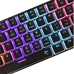 White Shark GK-2202-2B/BL-US Ashiko 2 US fekete (blue switch) gamer billentyűzet