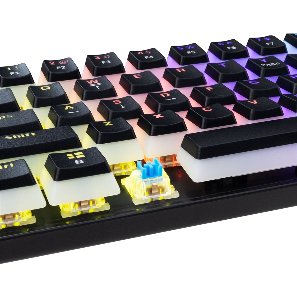 White Shark GK-2202-2B/BL-US Ashiko 2 US fekete (blue switch) gamer billentyűzet