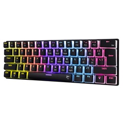 White Shark GK-2202-2B/R-US Ashiko 2 US fekete (red switch) gamer billentyűzet