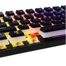 White Shark GK-2202-2B/R-US Ashiko 2 US fekete (red switch) gamer billentyűzet