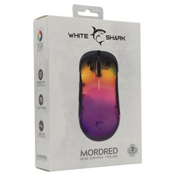 White Shark GM-5017B Mordred fekete gamer egér