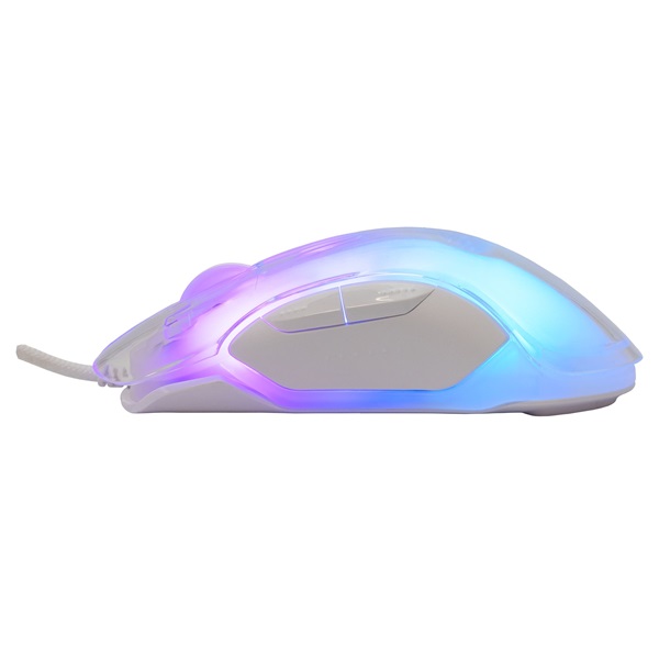 White Shark GM-5017W Mordred fehér gamer egér