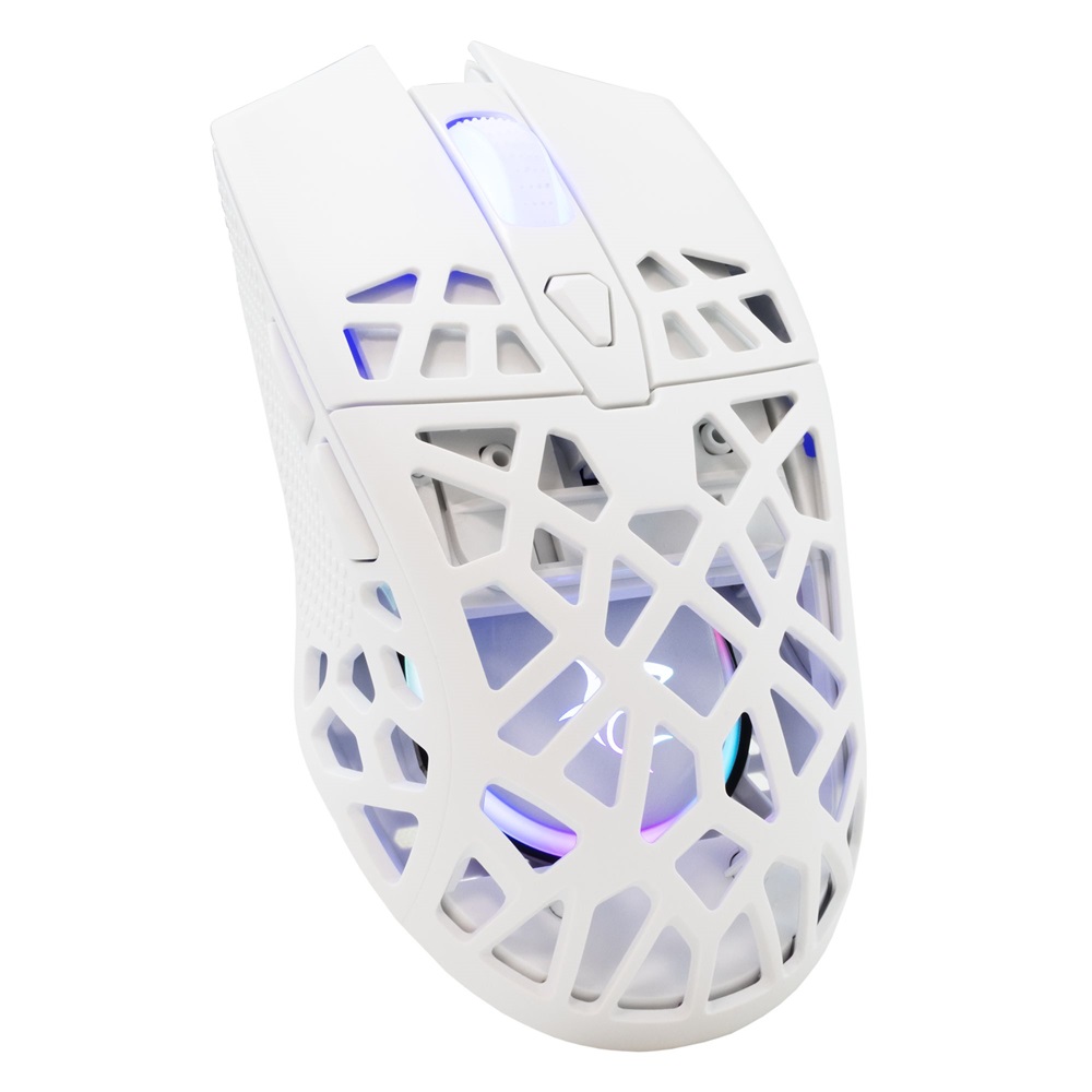 White Shark GM-5018W Caradoc fehér gamer egér