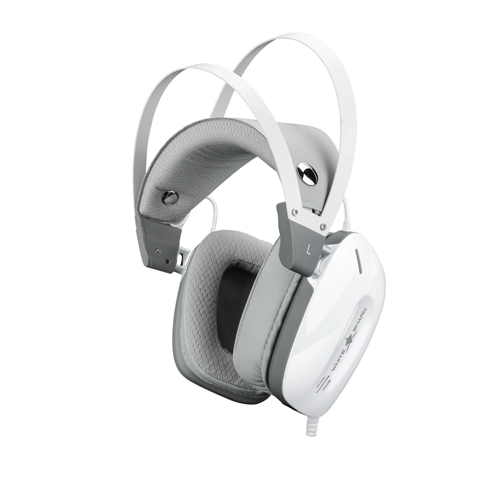 White Shark GOTTAN fehér gamer headset