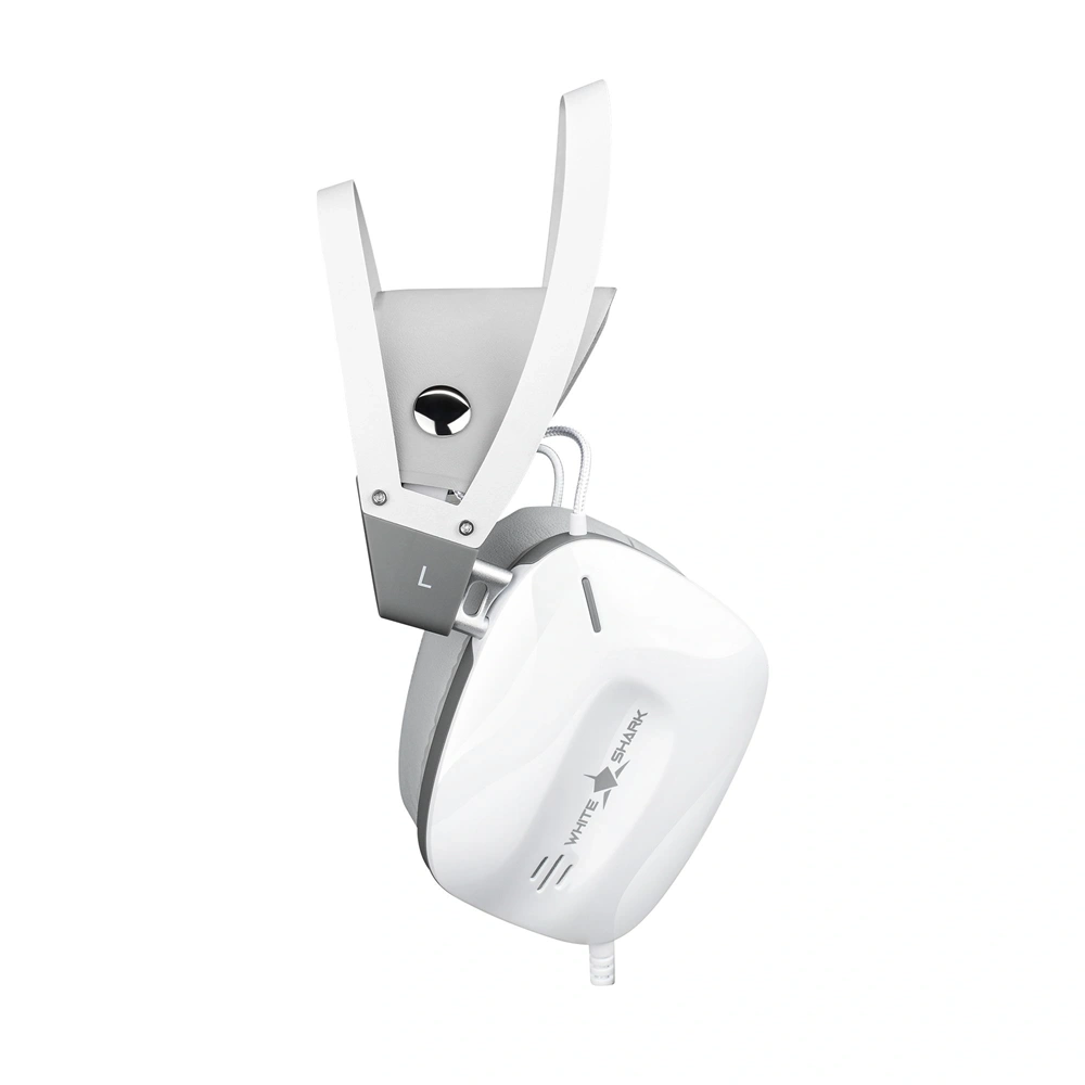 White Shark GOTTAN fehér gamer headset
