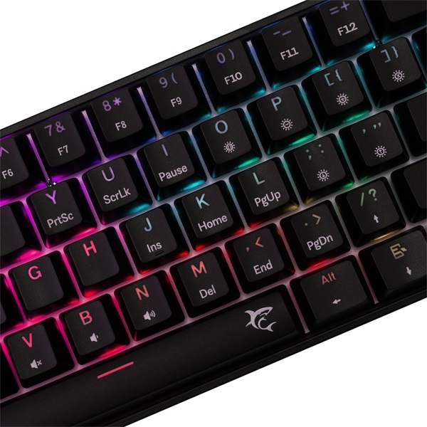 White Shark SHINOBI 2 GK-004113B/R-HU HUN fekete mechanikus (red switch) gamer billentyűzet