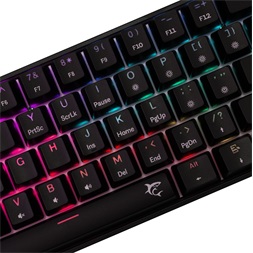 White Shark SHINOBI 2 GK-004113B/R-HU HUN fekete mechanikus (red switch) gamer billentyűzet