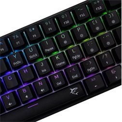 White Shark SHINOBI 2 GK-004123B/BL-HU HUN fekete mechanikus (blue switch) gamer billentyűzet