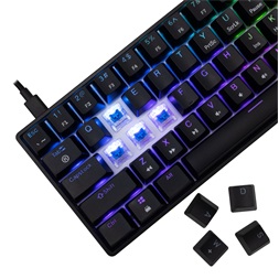White Shark SHINOBI 2 GK-004123B/BL-HU HUN fekete mechanikus (blue switch) gamer billentyűzet