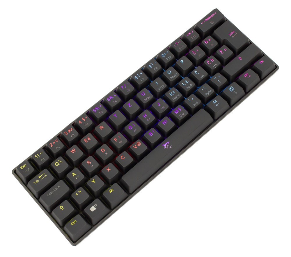 White Shark SHINOBI GK-2022B/BL-HU fekete mechanikus (blue switch) gamer billentyűzet