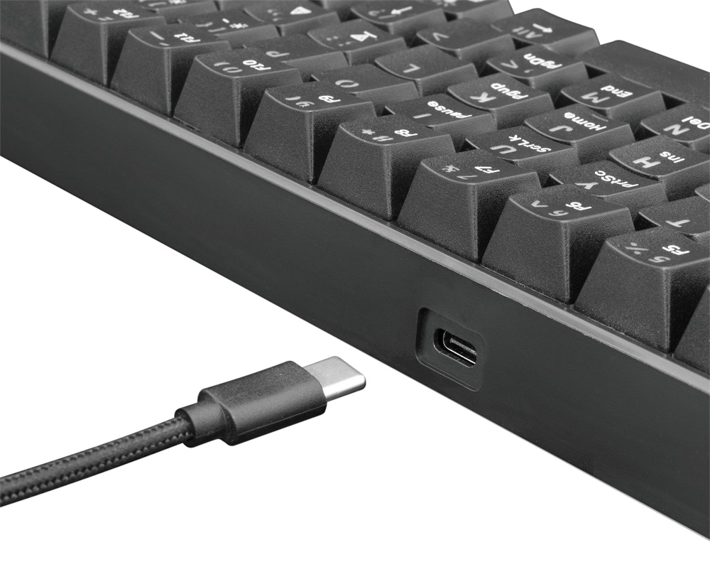 White Shark SHINOBI GK-2022B/BL-HU fekete mechanikus (blue switch) gamer billentyűzet