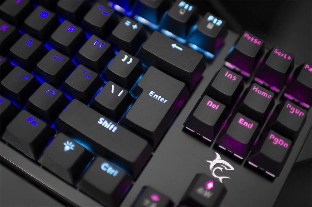 White Shark SPARTAN GK-1925 US mechanikus (blue switch) gamer billentyűzet
