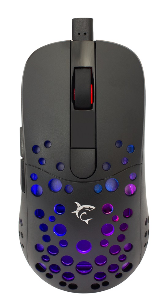 White Shark TRISTAN GM-9004 7D 12000 dpi, RGB fekete gamer egér
