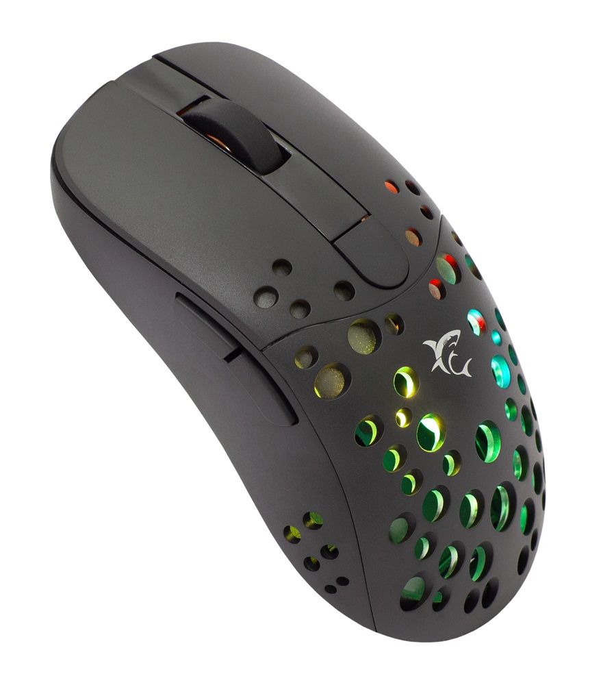 White Shark TRISTAN GM-9004 7D 12000 dpi, RGB fekete gamer egér