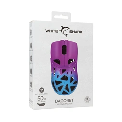 White Shark WGM-5019BLP DAGONET vezeték nélküli kék/lila gamer egér