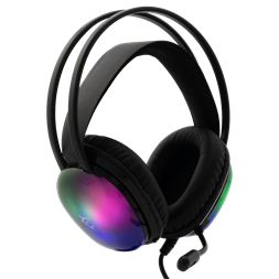 White Shark WS GH-2444B PEACOCK-B fekete gamer headset