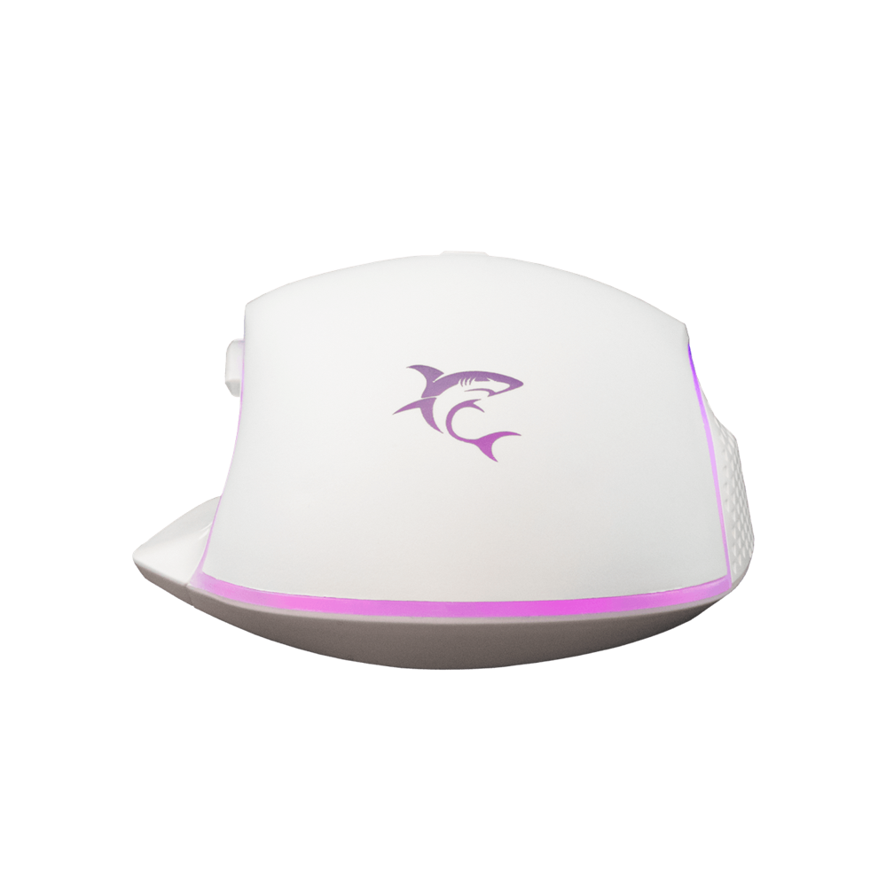 White Shark WS GM-5009W GARETH-W vezetékes fehér gamer egér