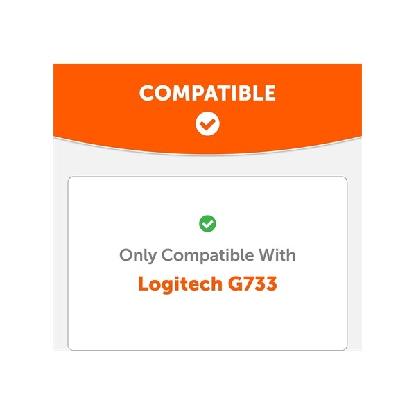 Wicked Cushions LOGI-FR-733-B FreeZe for Logitech G733 fekete gaming fülpárna