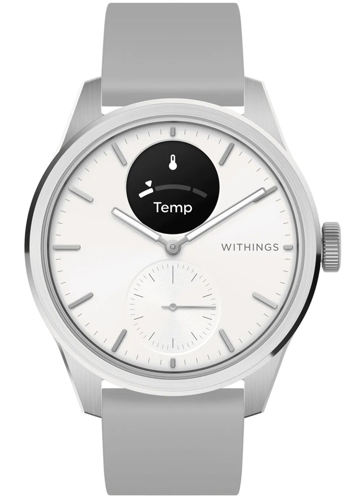 Withings HWA10-model 5 ScanWatch 2 42mm fehér okosóra (Újszerű)