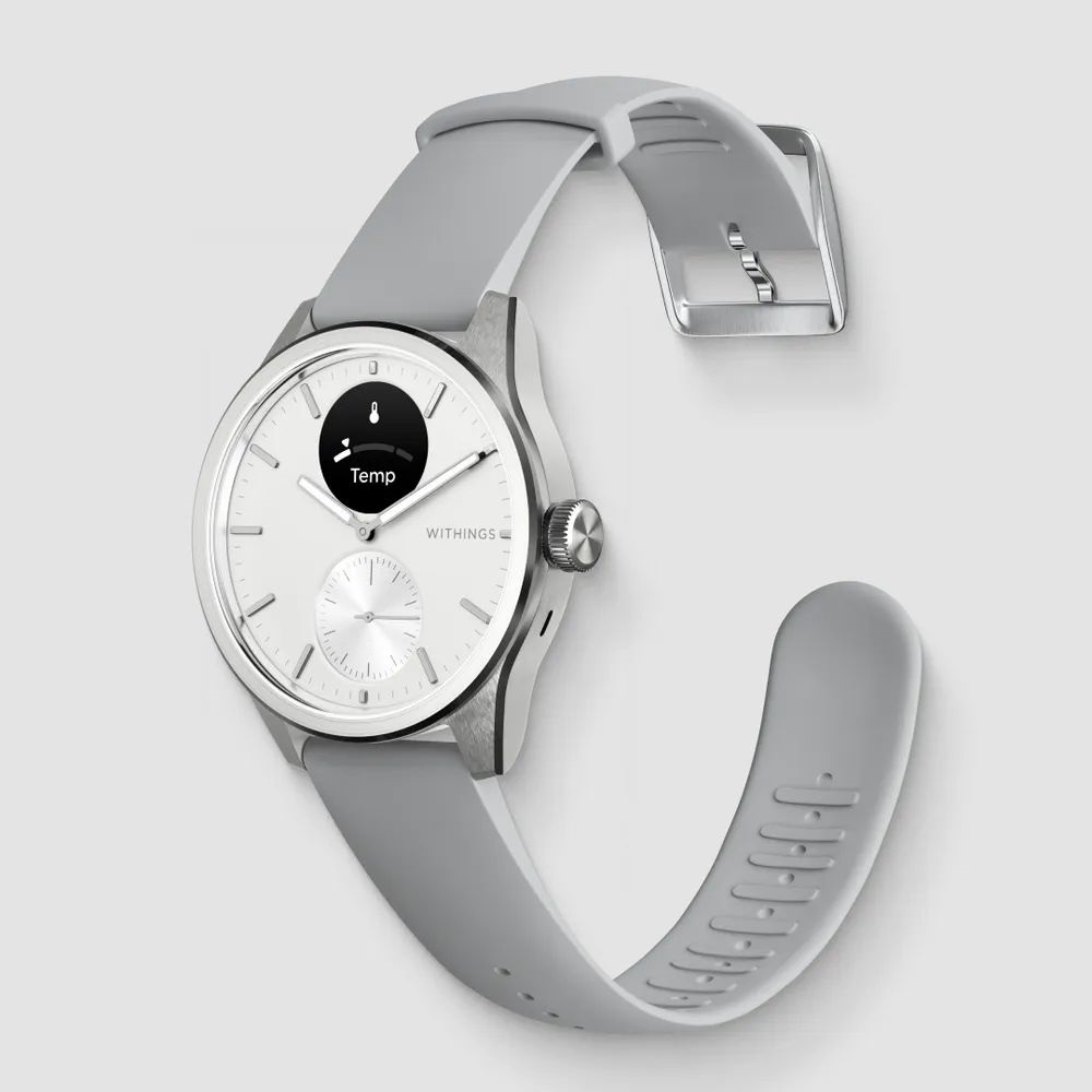 Withings HWA10-model 5 ScanWatch 2 42mm fehér okosóra (Újszerű)
