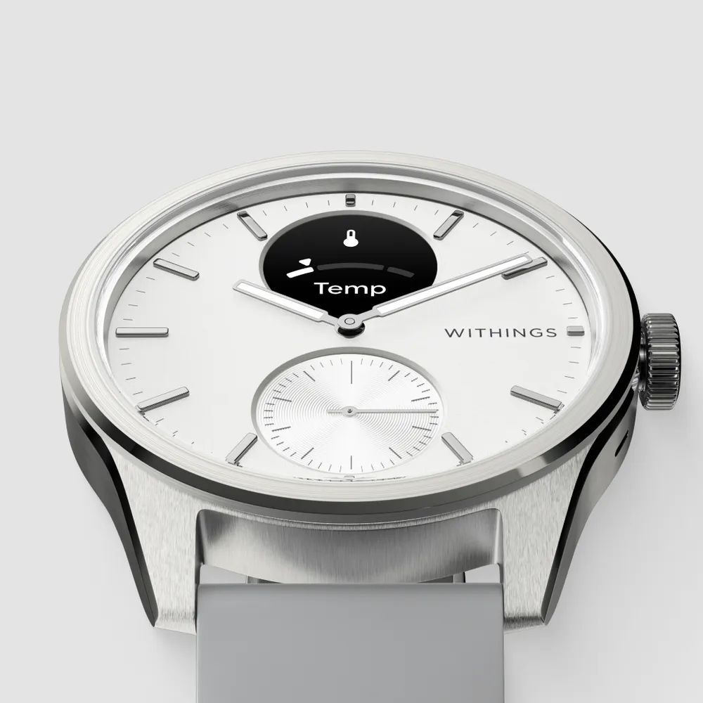 Withings HWA10-model 5 ScanWatch 2 42mm fehér okosóra (Újszerű)