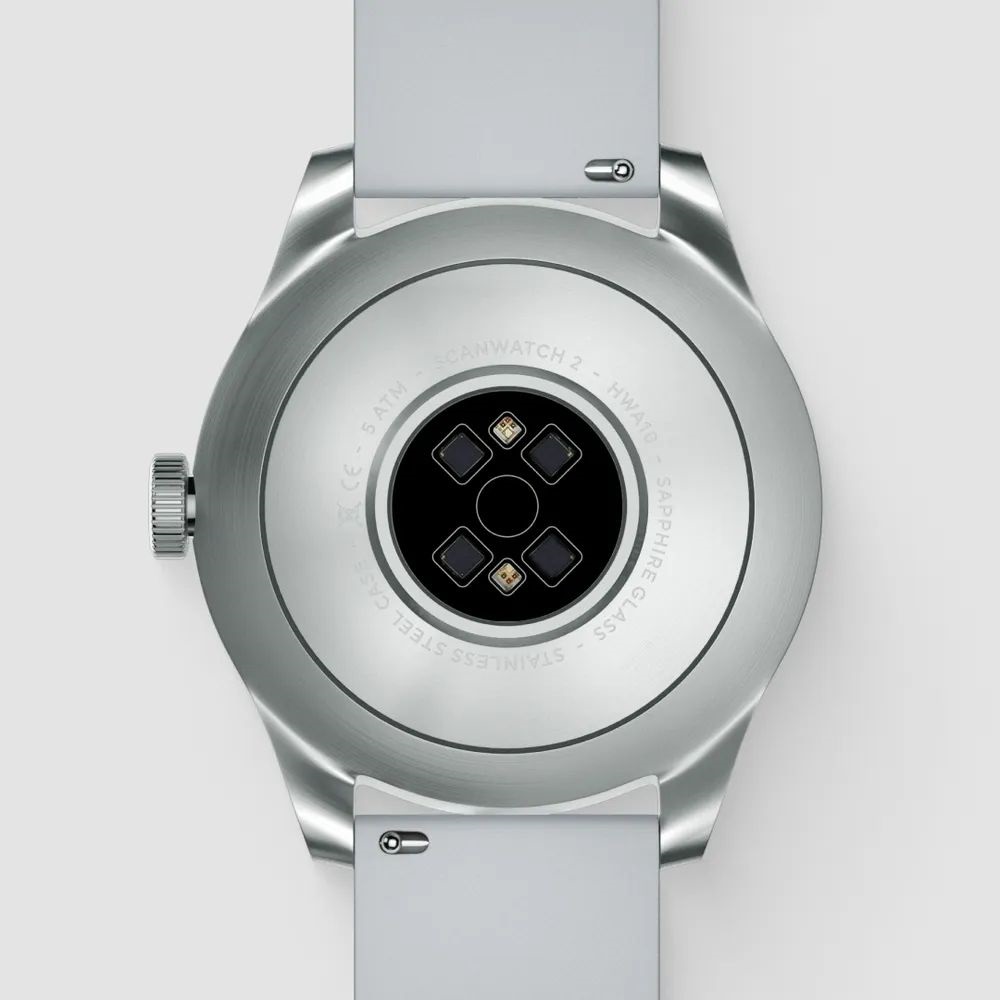 Withings HWA10-model 5 ScanWatch 2 42mm fehér okosóra (Újszerű)
